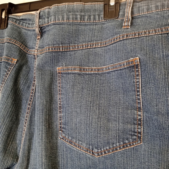 Venezia For Lane Bryant Plus Size Straight Leg Stretchy Demin Blue Jeans Sz 22 - Picture 3 of 7